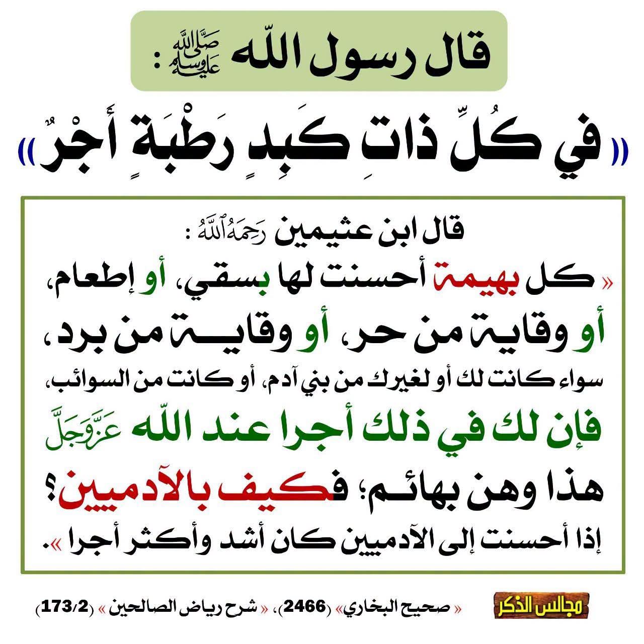 سبحان والحمدالله ولا اله الا الله والله اكبر